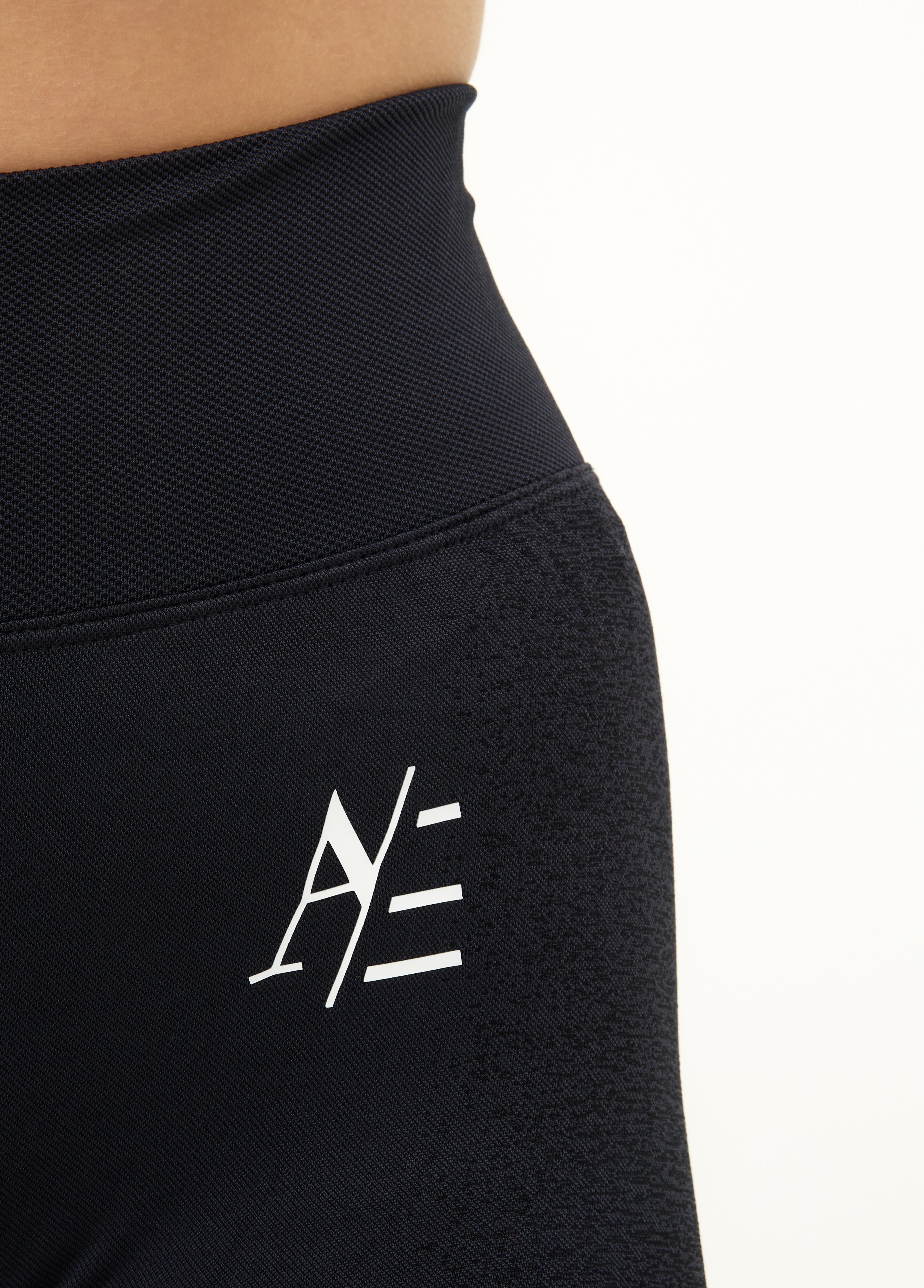 Highwaist Sportleggings Tintenschwarz