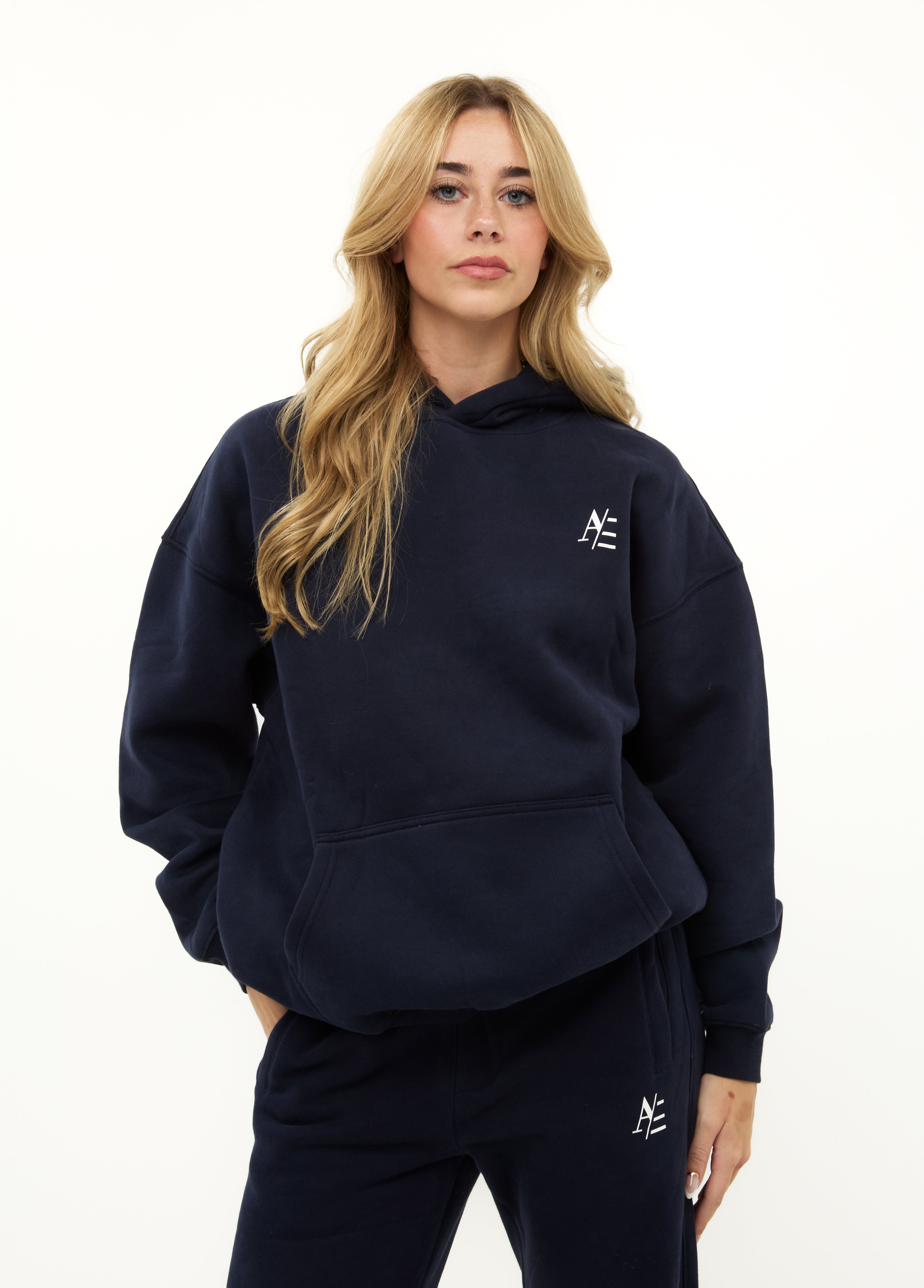 Kapuzenpullover Dunkelblau