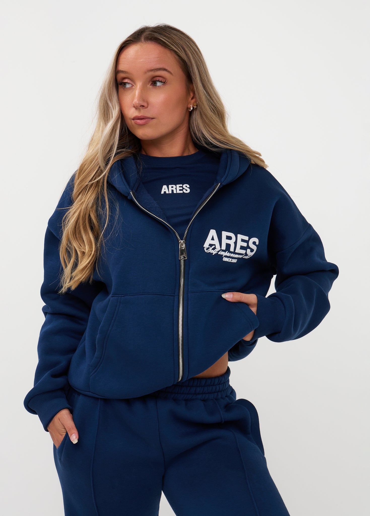 Ares Community Zip-up Navy Blue (DROPS 24 AUG 20:00)