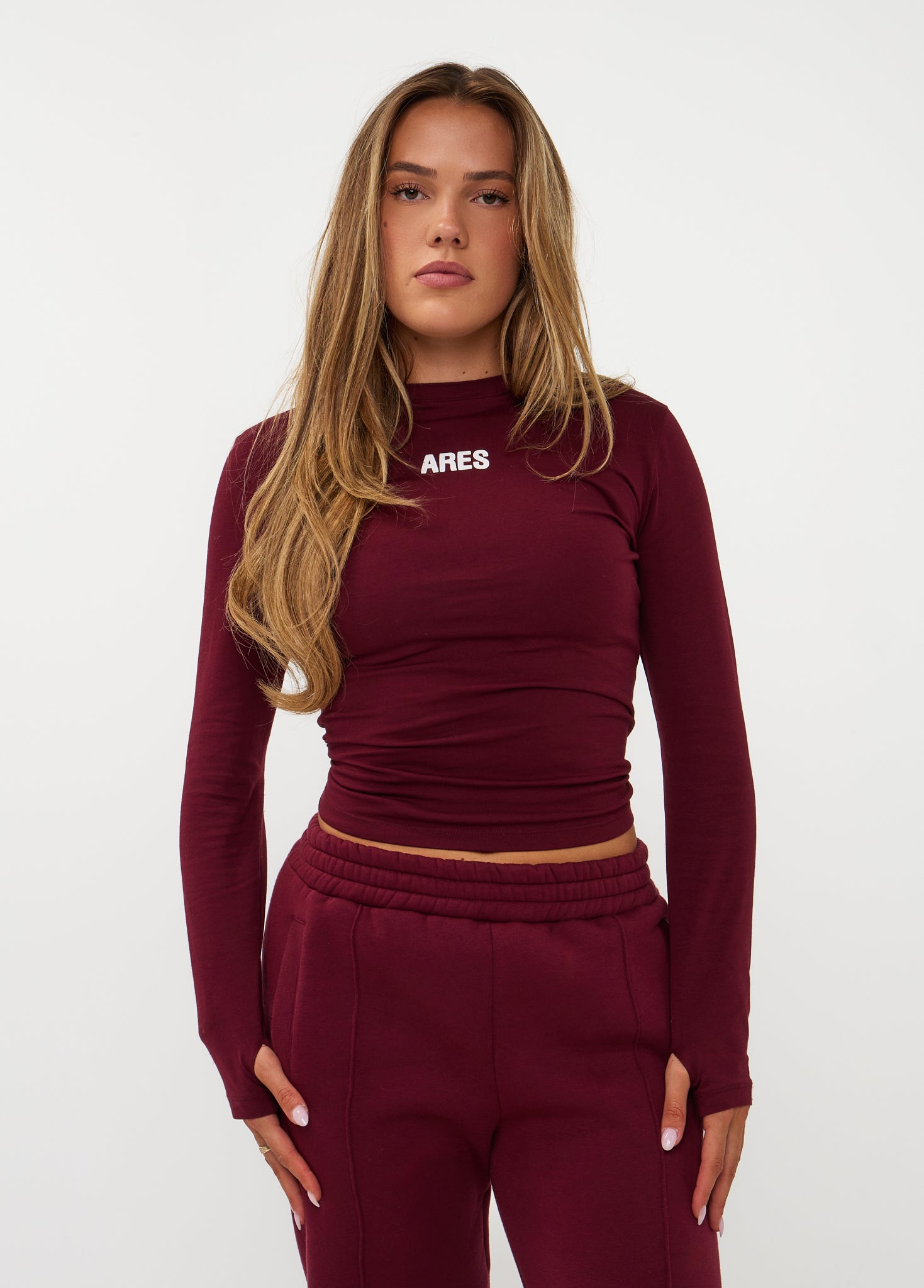 Ares Community Long Sleeve Deep Burgundy (DROPS 24 AUG 20:00)