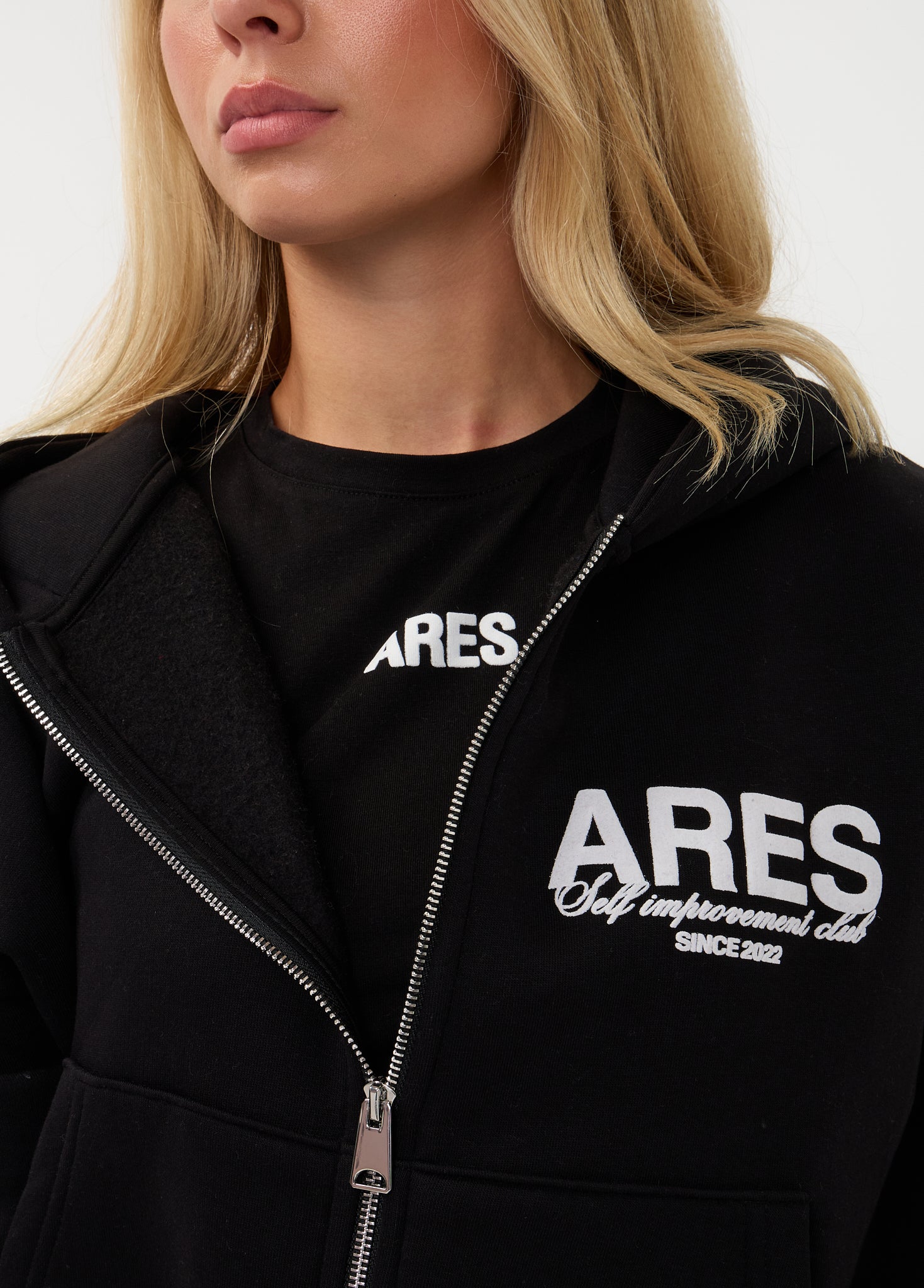 Ares Community Zip-up Hoodie Black (DROPS 24 AUG 20:00)