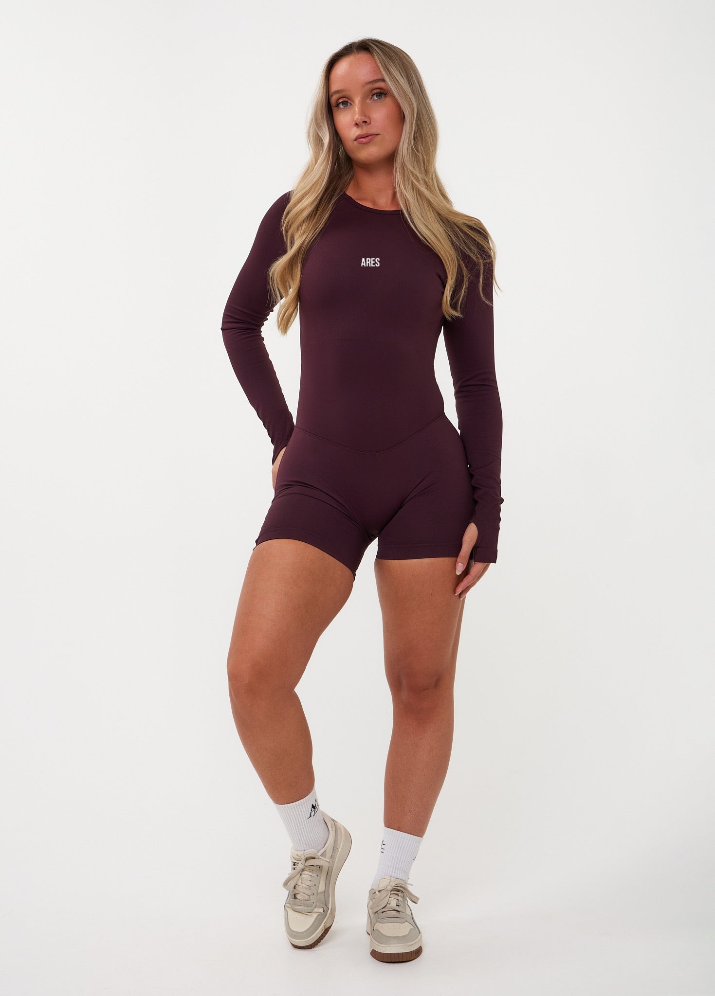 Long Sleeve One Piece Burgundy (DROPS 24 AUG 20:00)