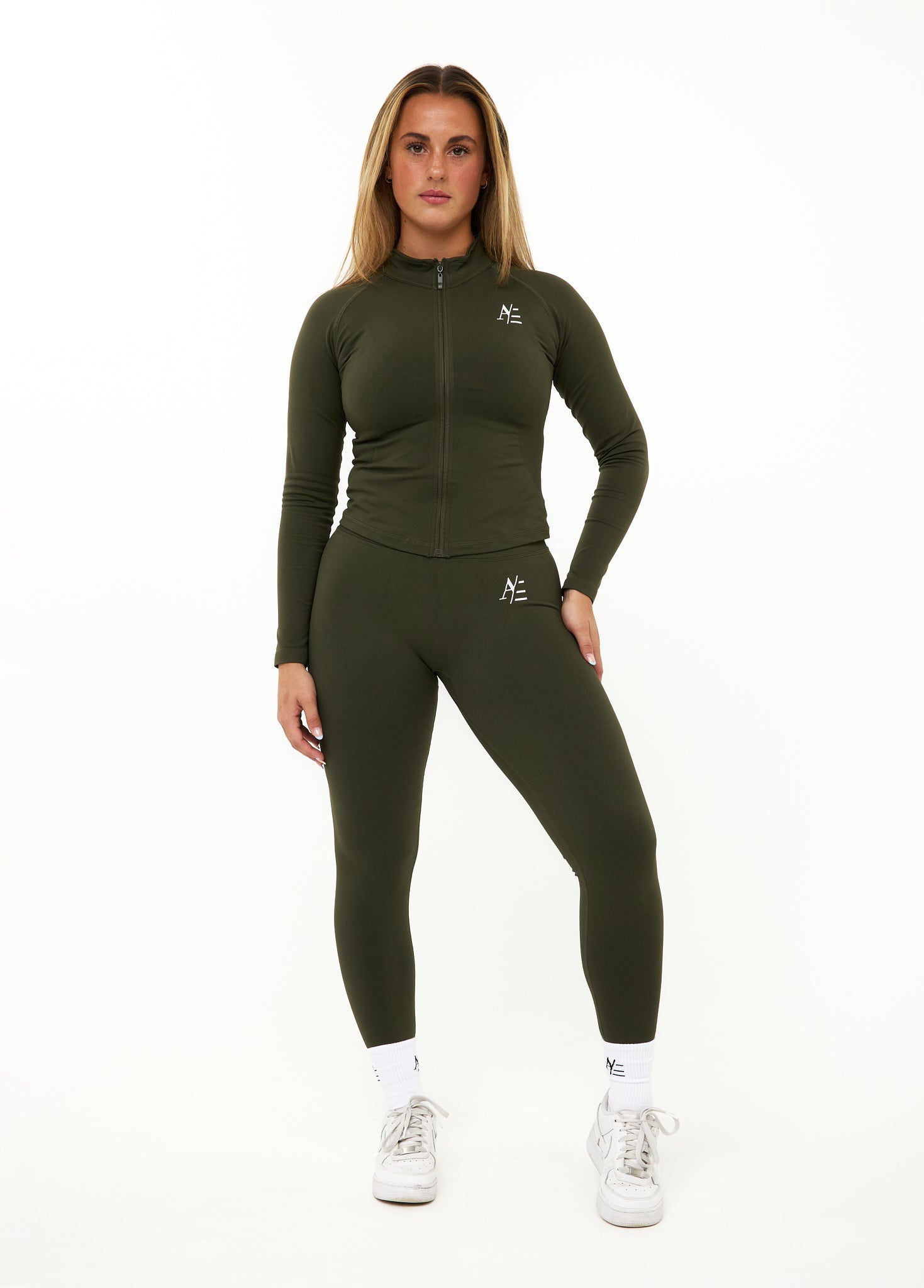 Sportleggings Waldgrün