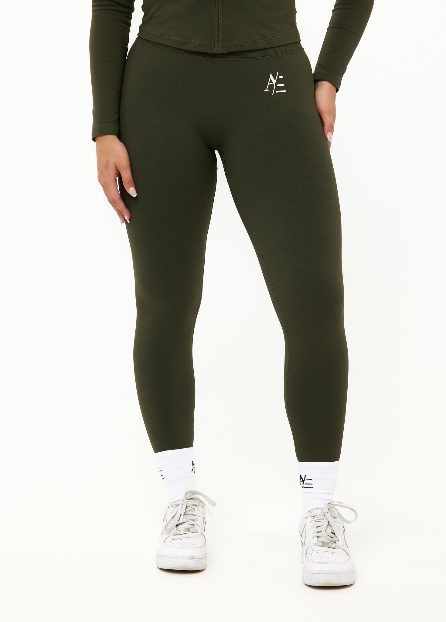 Sportleggings Waldgrün