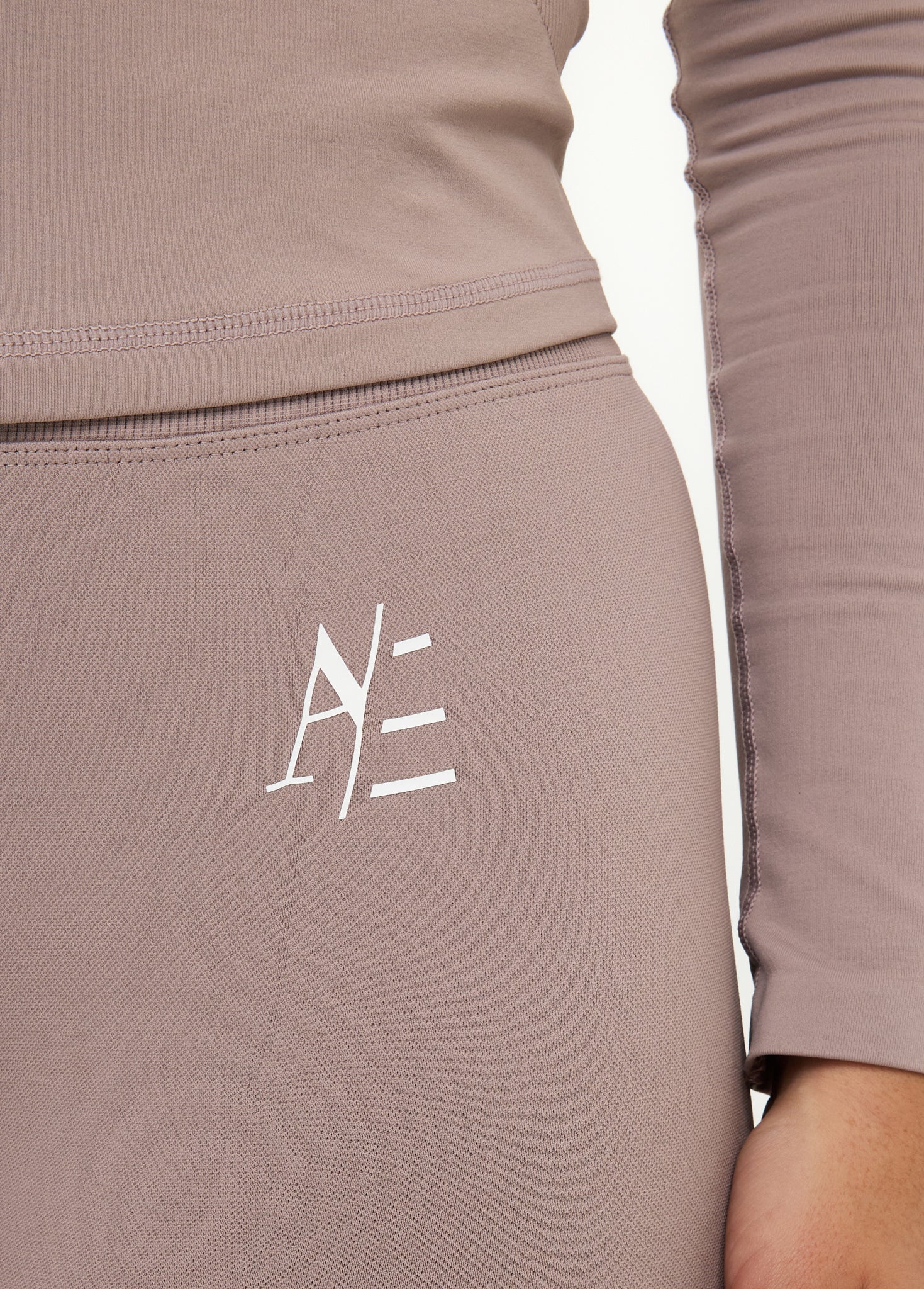 Sportleggings Staubiges Taupe