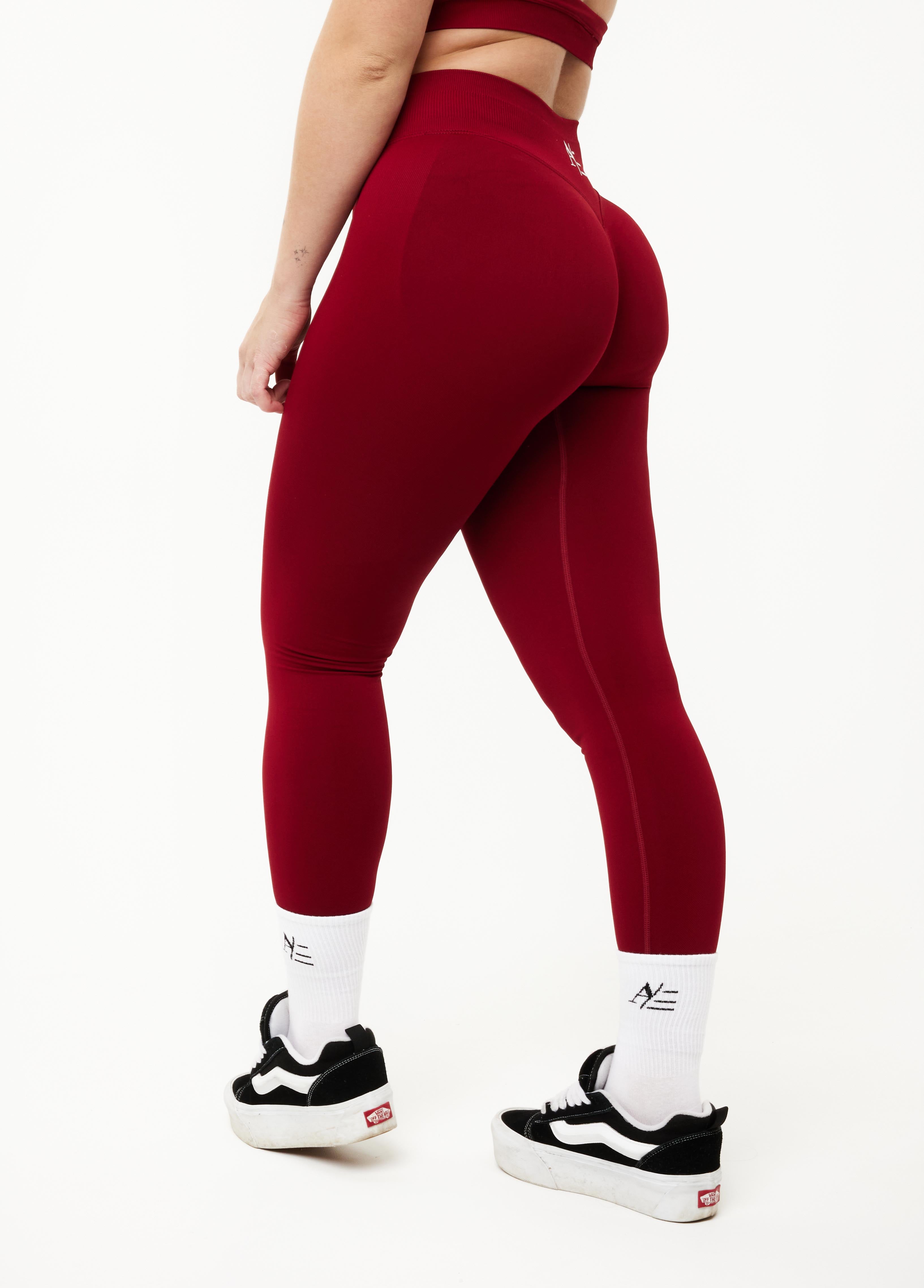 Sportleggings Rubinrot