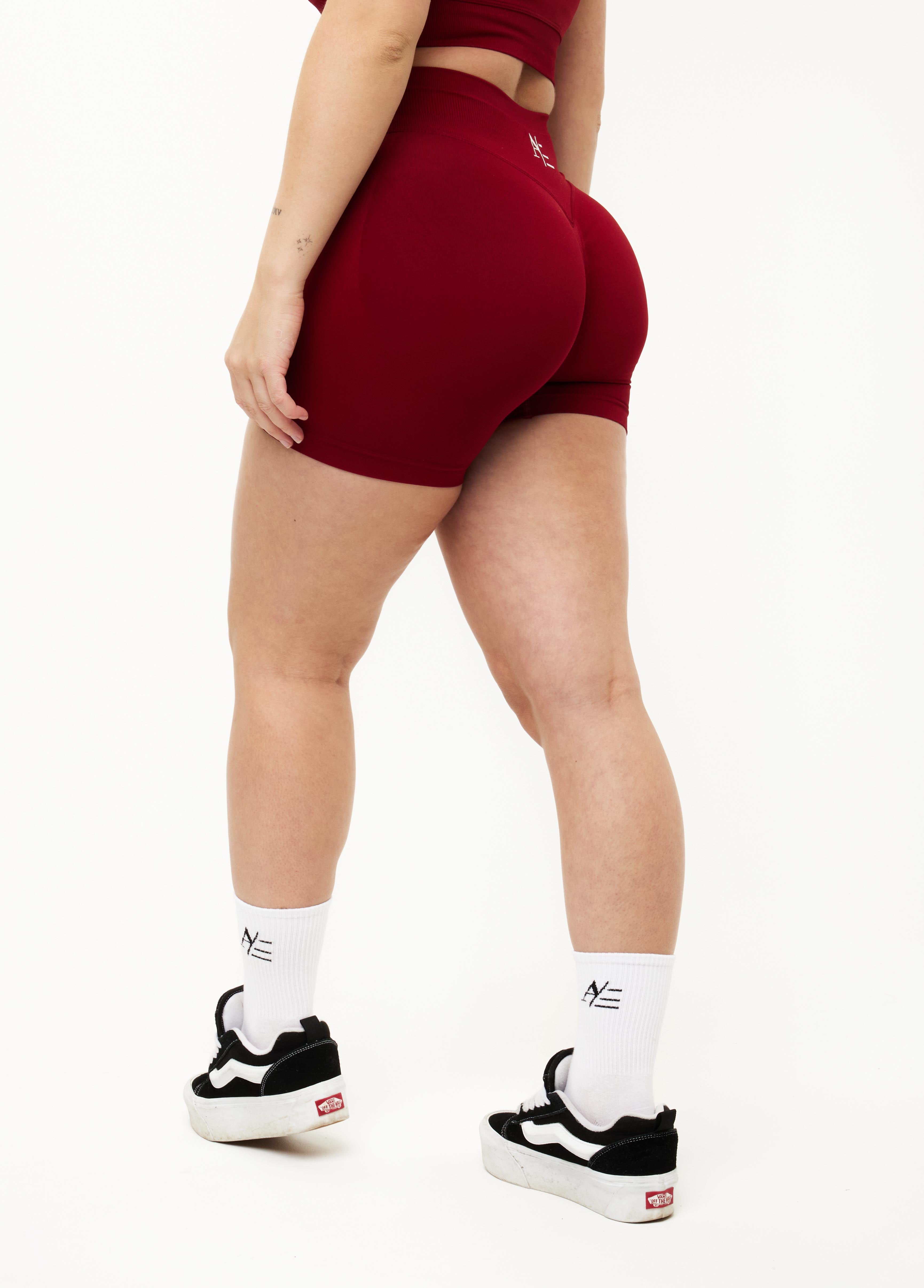 Sportshorts Rubinrot