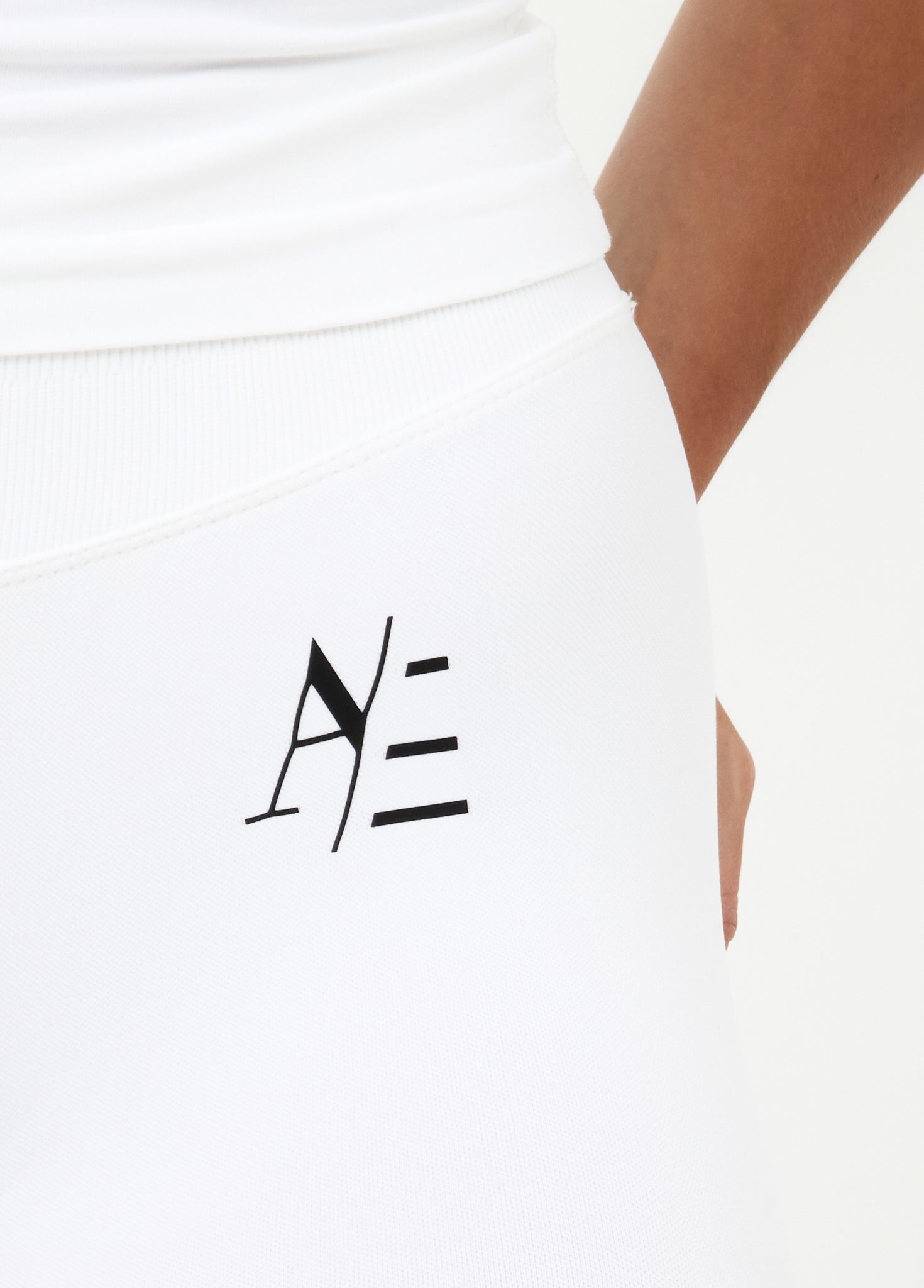 Sportleggings Perlweiß