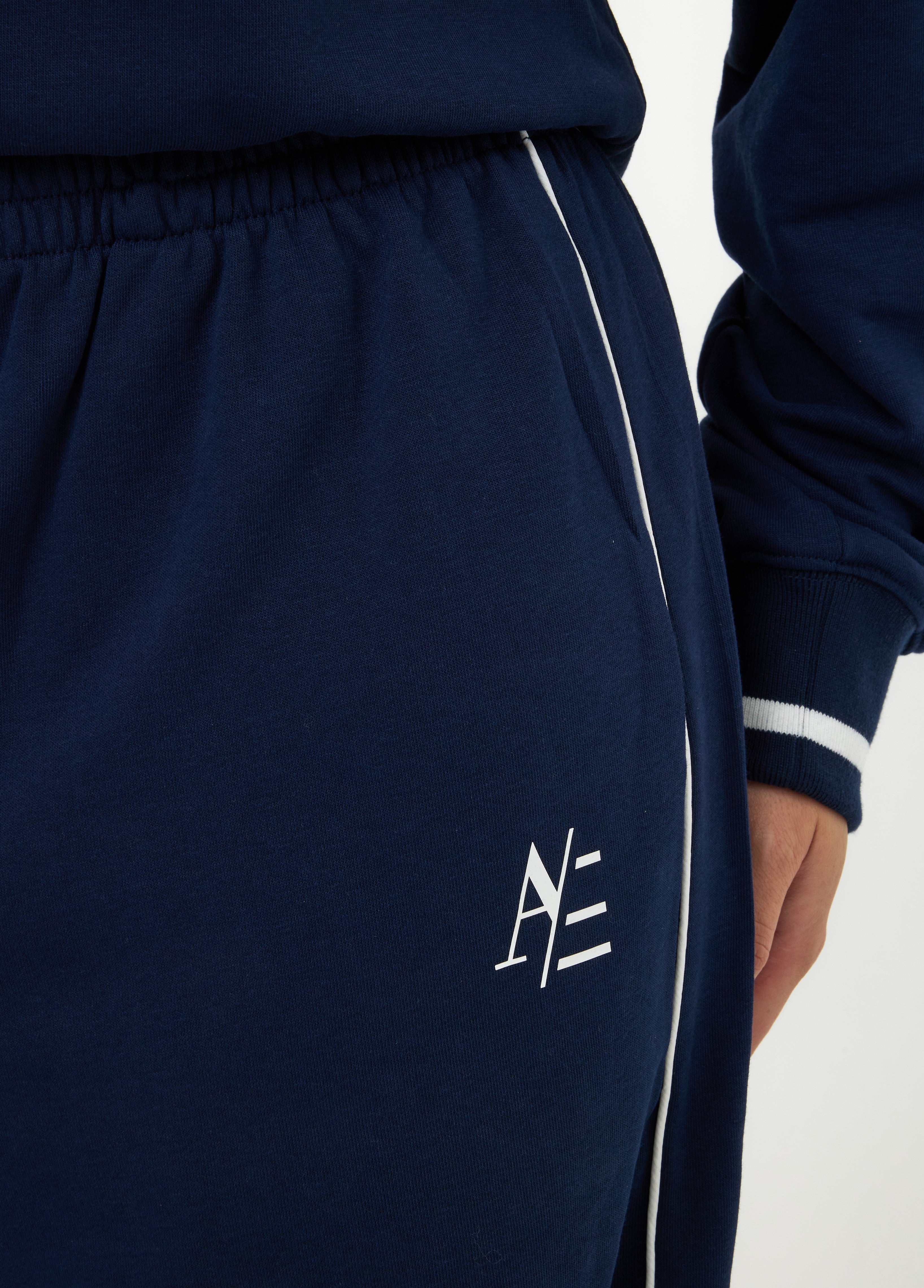 Ares Straight Leg Joggers Navy Blue