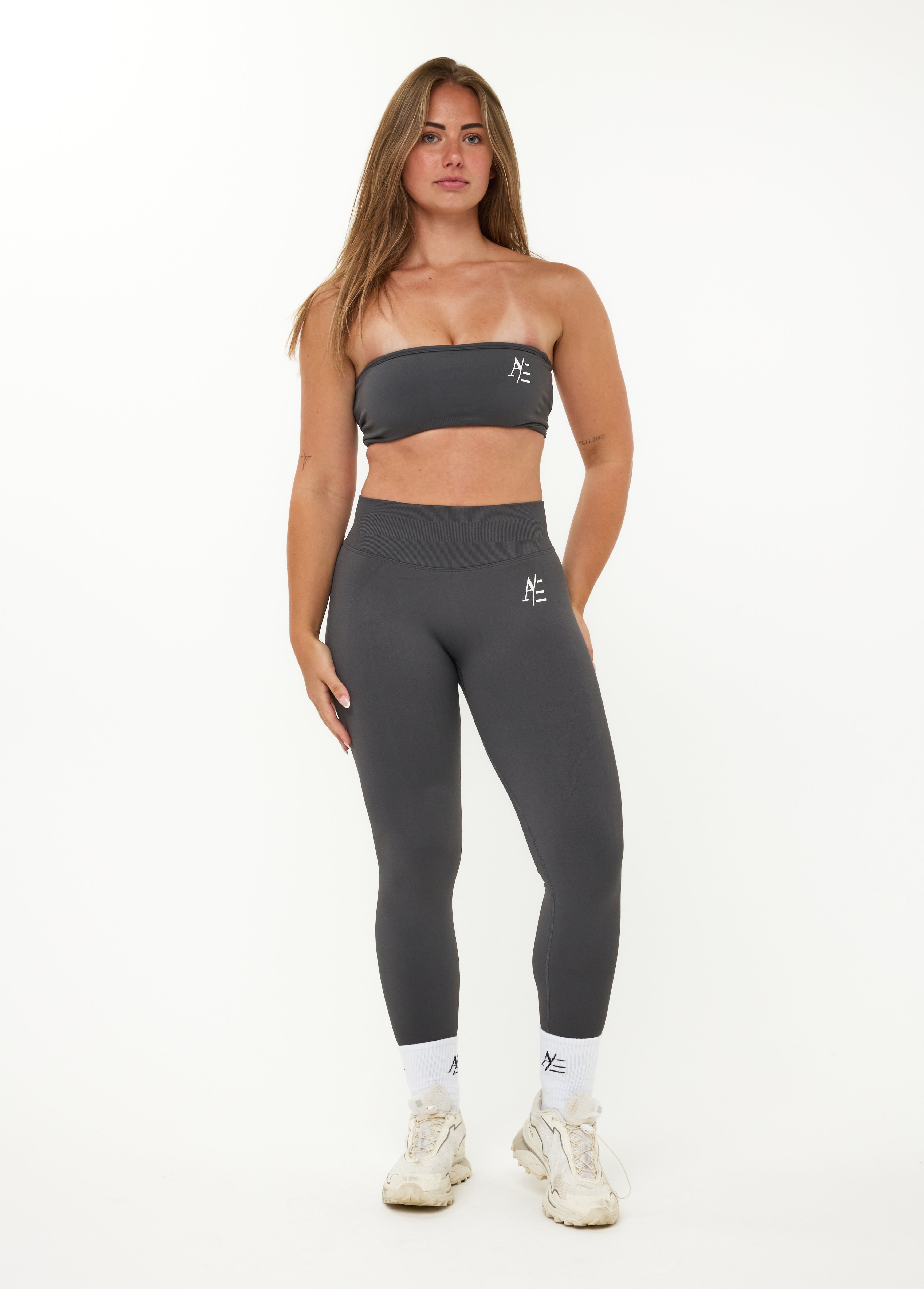 Sportleggings Sturmgrau