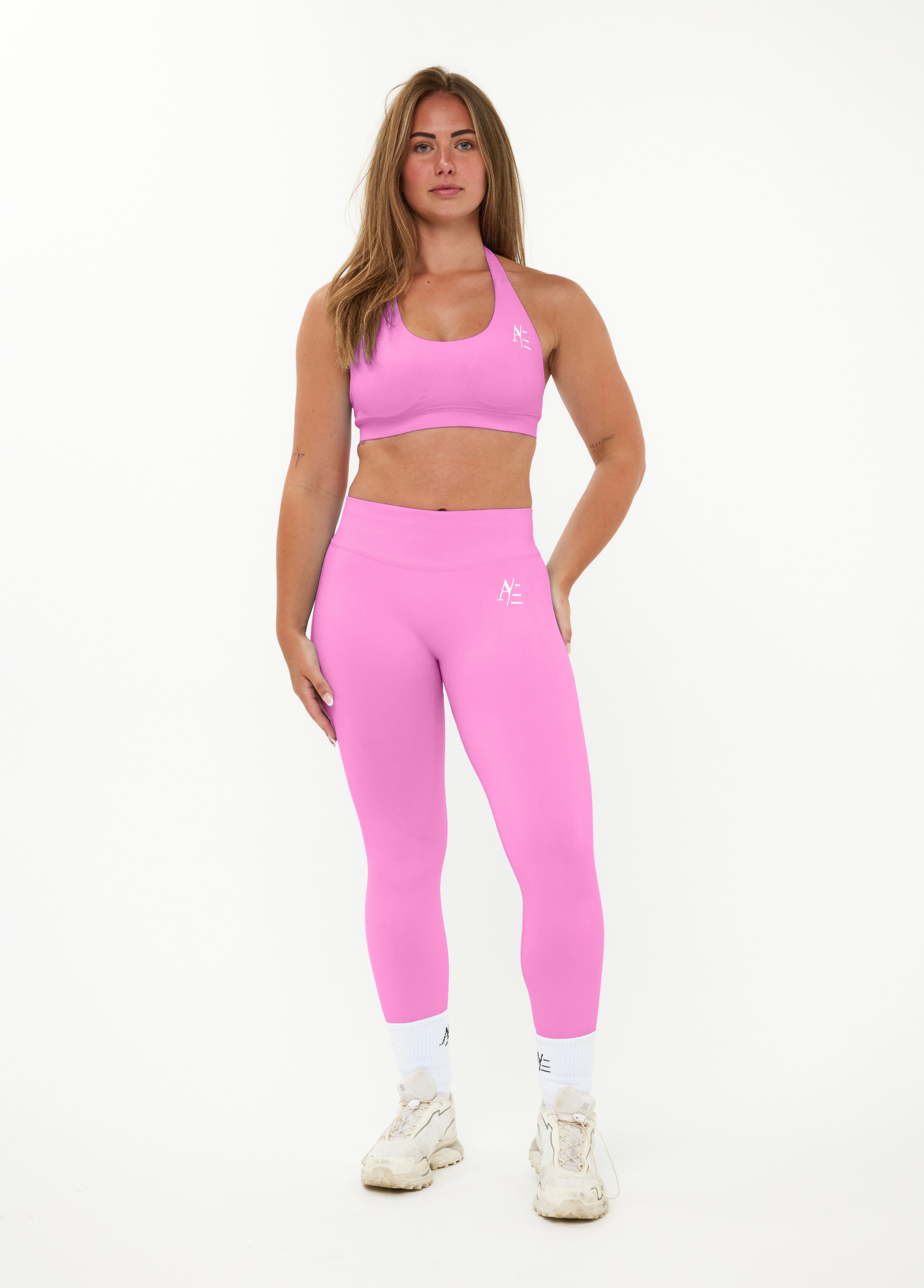Sportleggings Knallpink