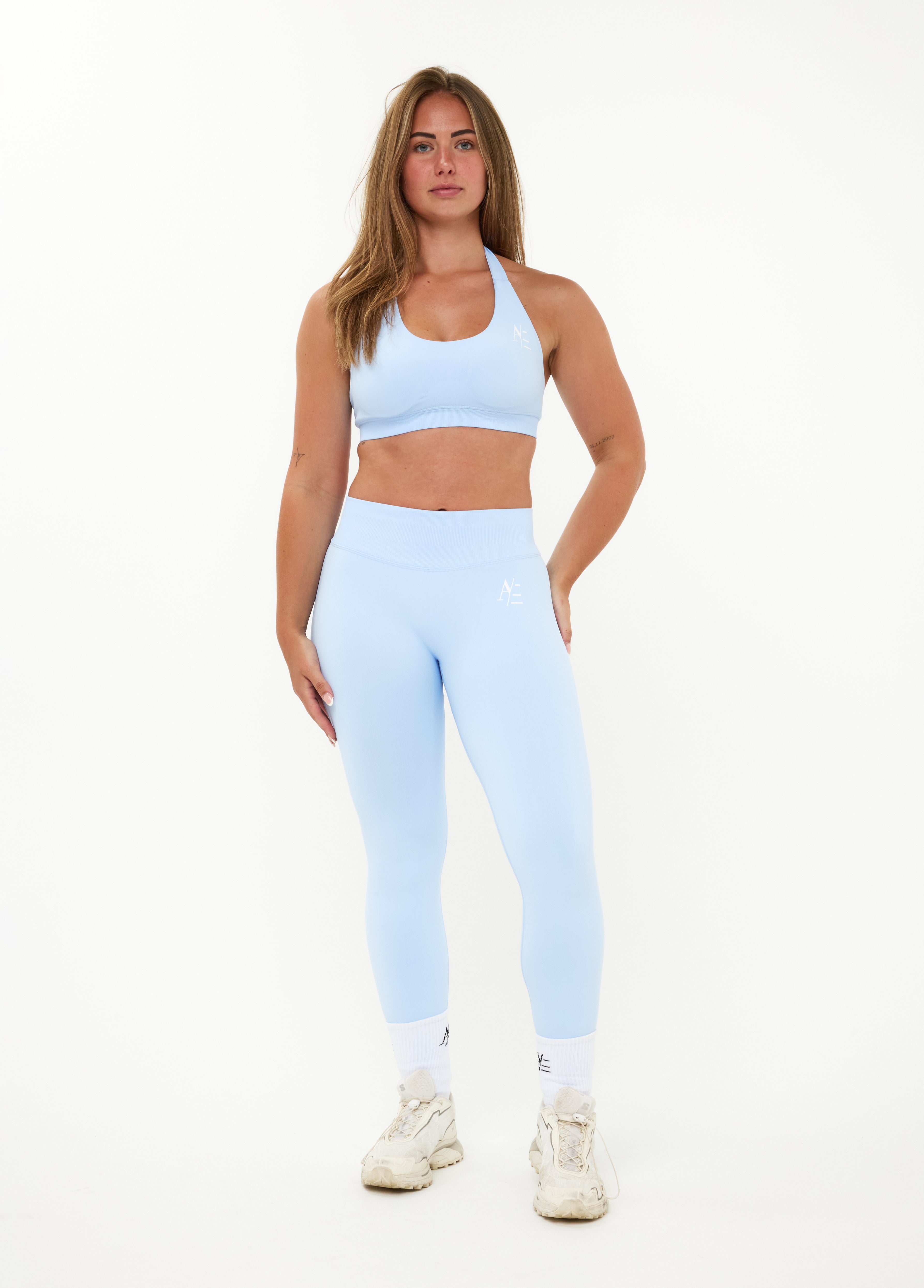Sportleggings Eisblau