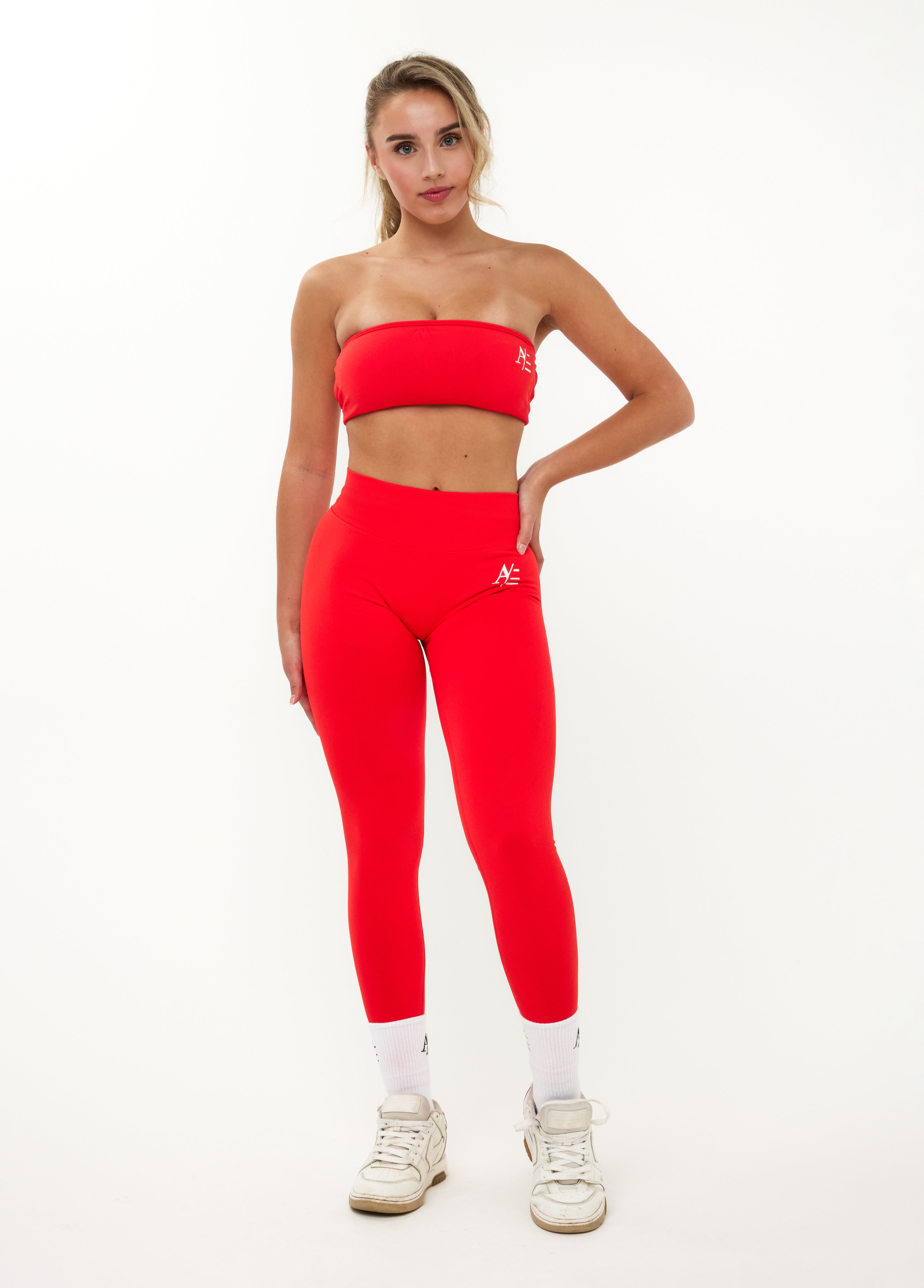 Sportleggings Feuerrot