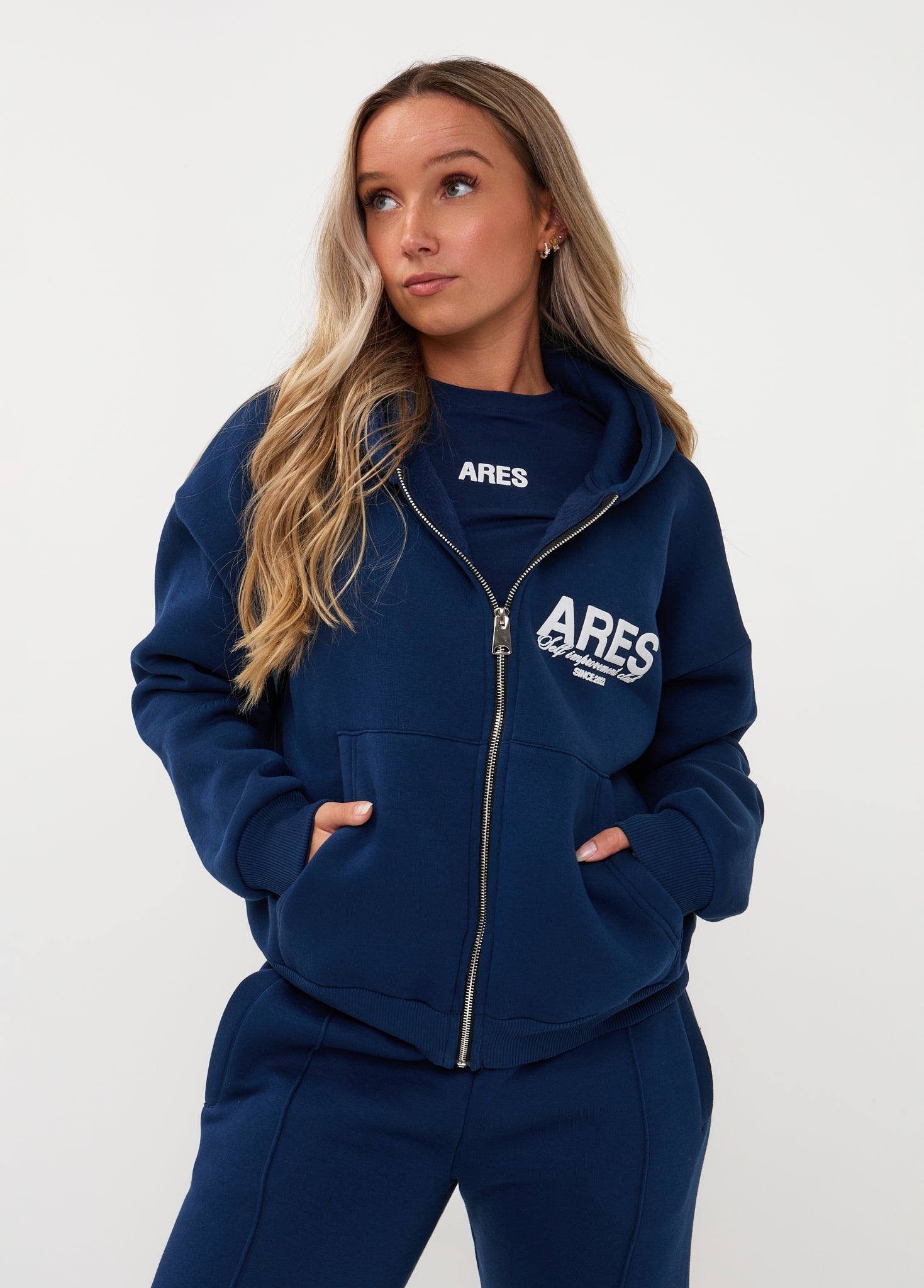 Ares Community Zip-up Navy Blue (DROPS 24 AUG 20:00)