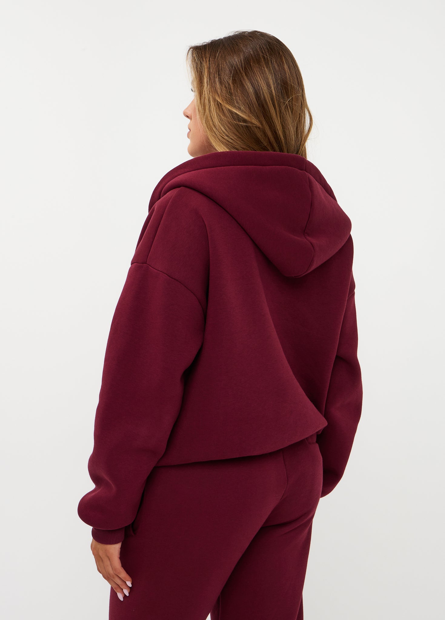 Ares Community Zip-up Deep Burgundy (DROPS 24 AUG 20:00)