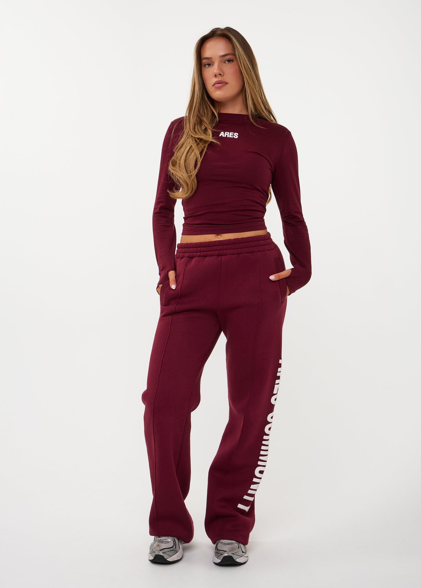 Ares Community Long Sleeve Deep Burgundy (DROPS 24 AUG 20:00)