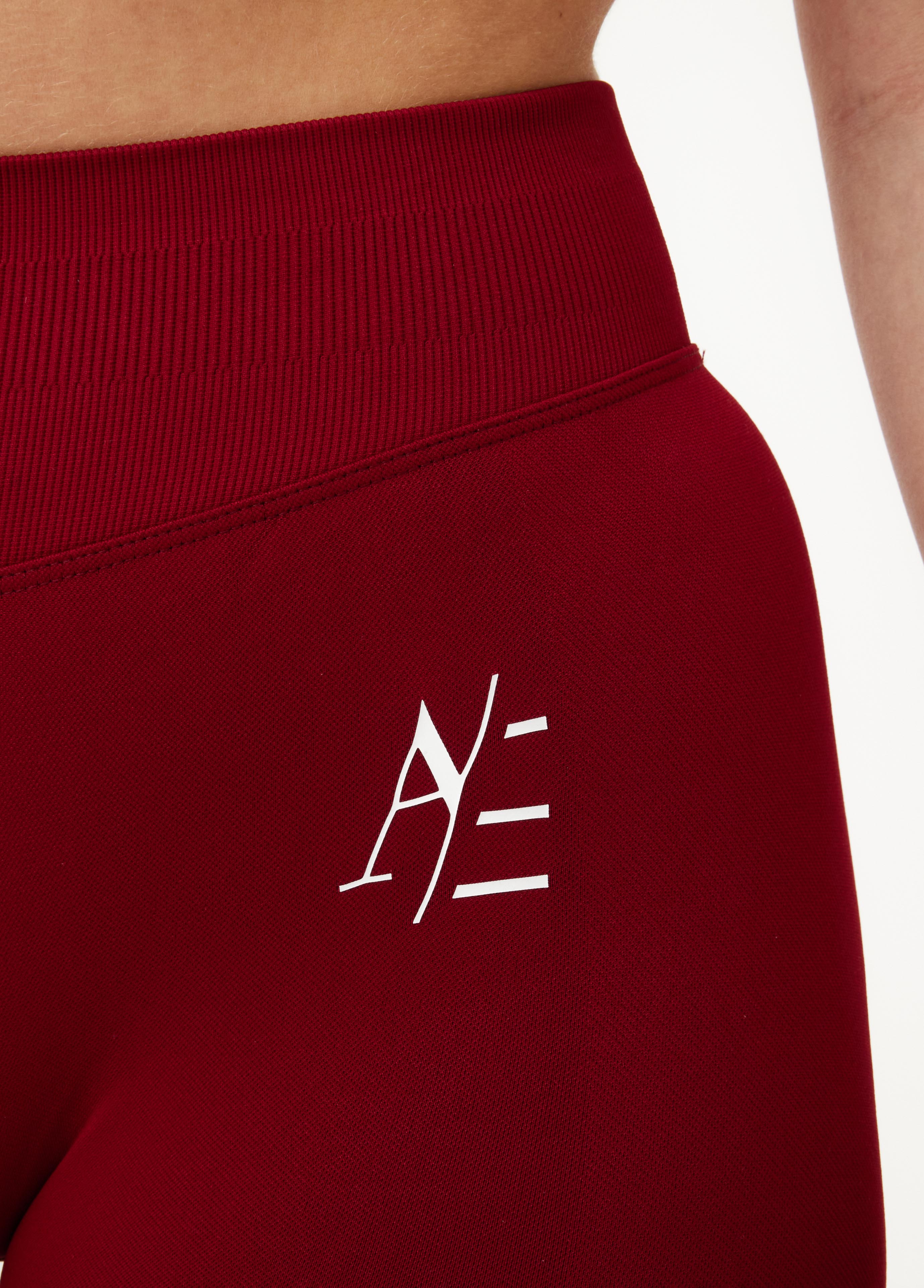 Sportleggings Rubinrot
