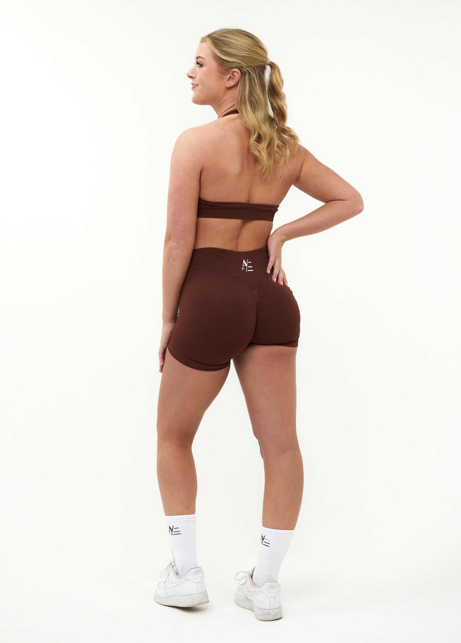 Sportshorts Zimtbraun