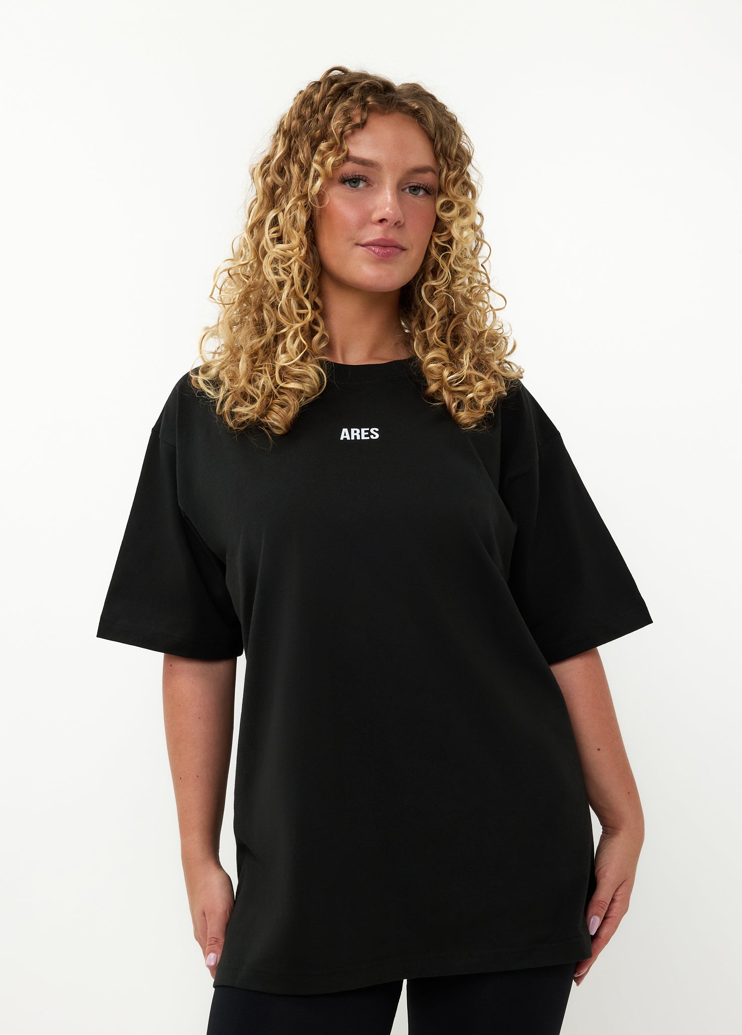 Oversized T Shirt Black Pink 4 Year Anniversary