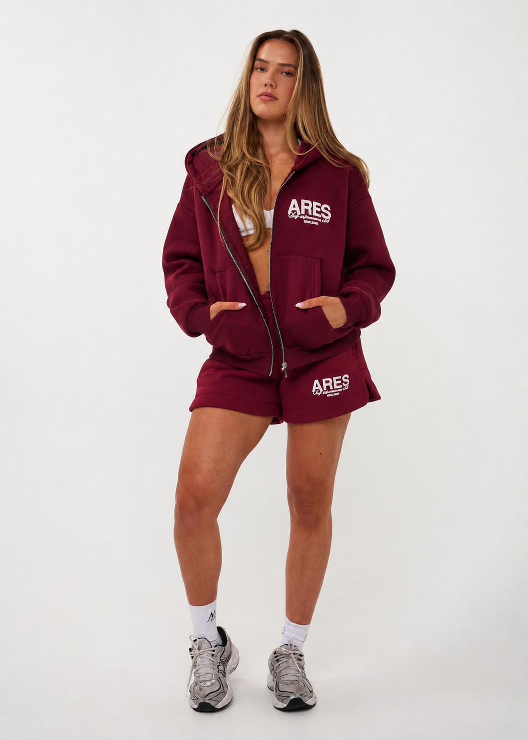 Ares Community Shorts Deep Burgundy (DROPS 24 AUG 20:00)