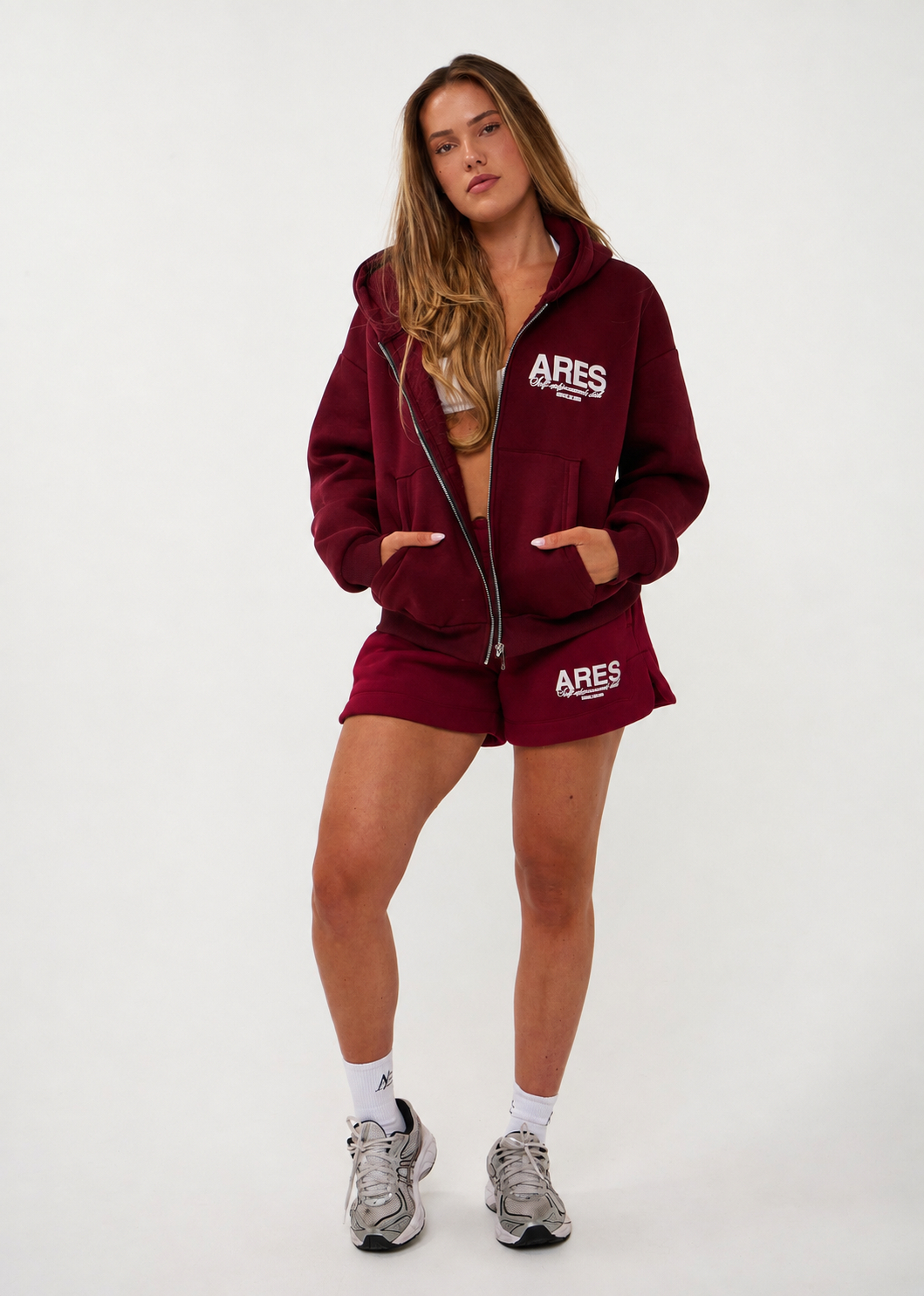 Ares Community Shorts Deep Burgundy (DROPS 24 AUG 20:00)