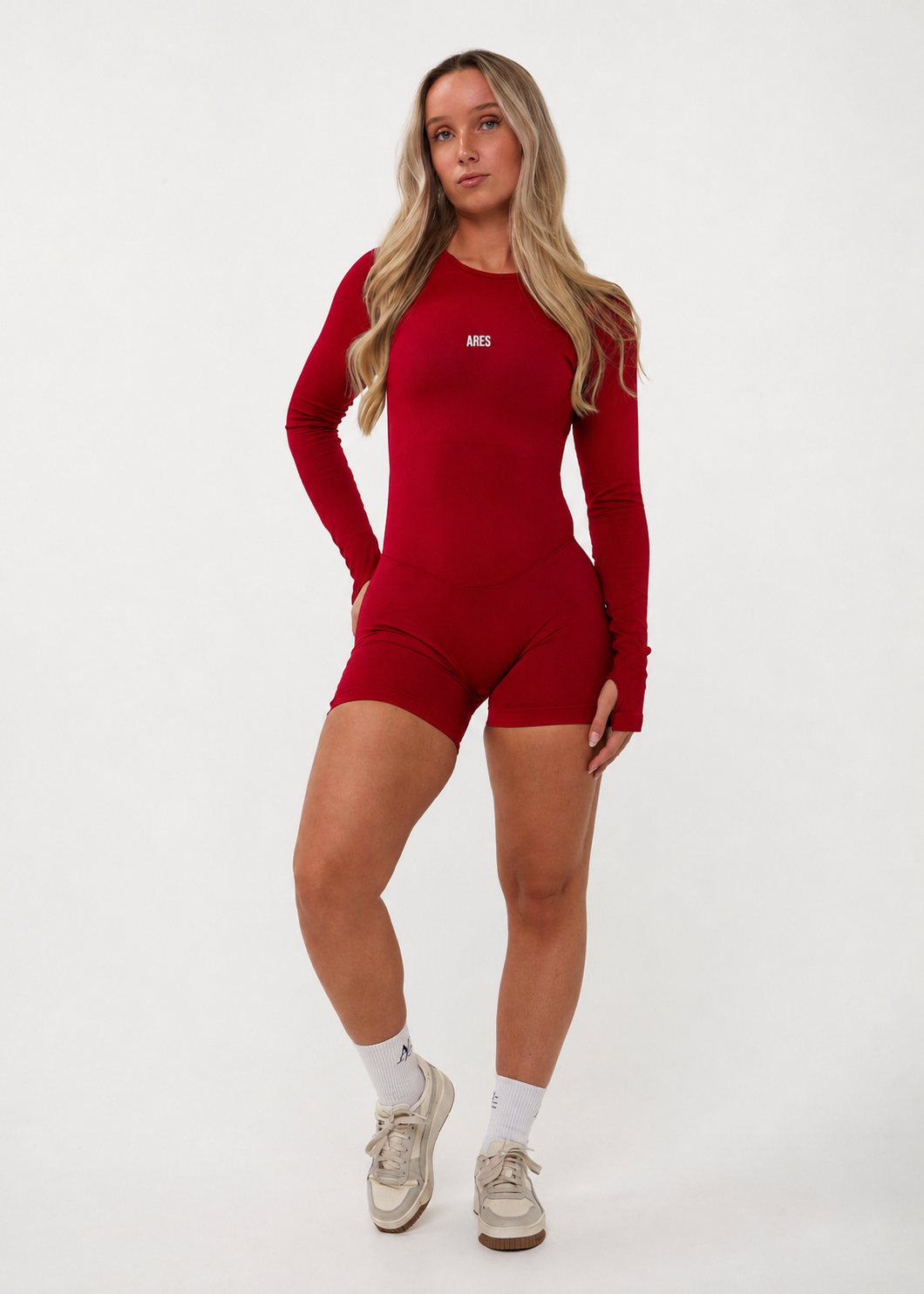 Long Sleeve One Piece Ruby Red (DROPS 24 AUG 20:00)