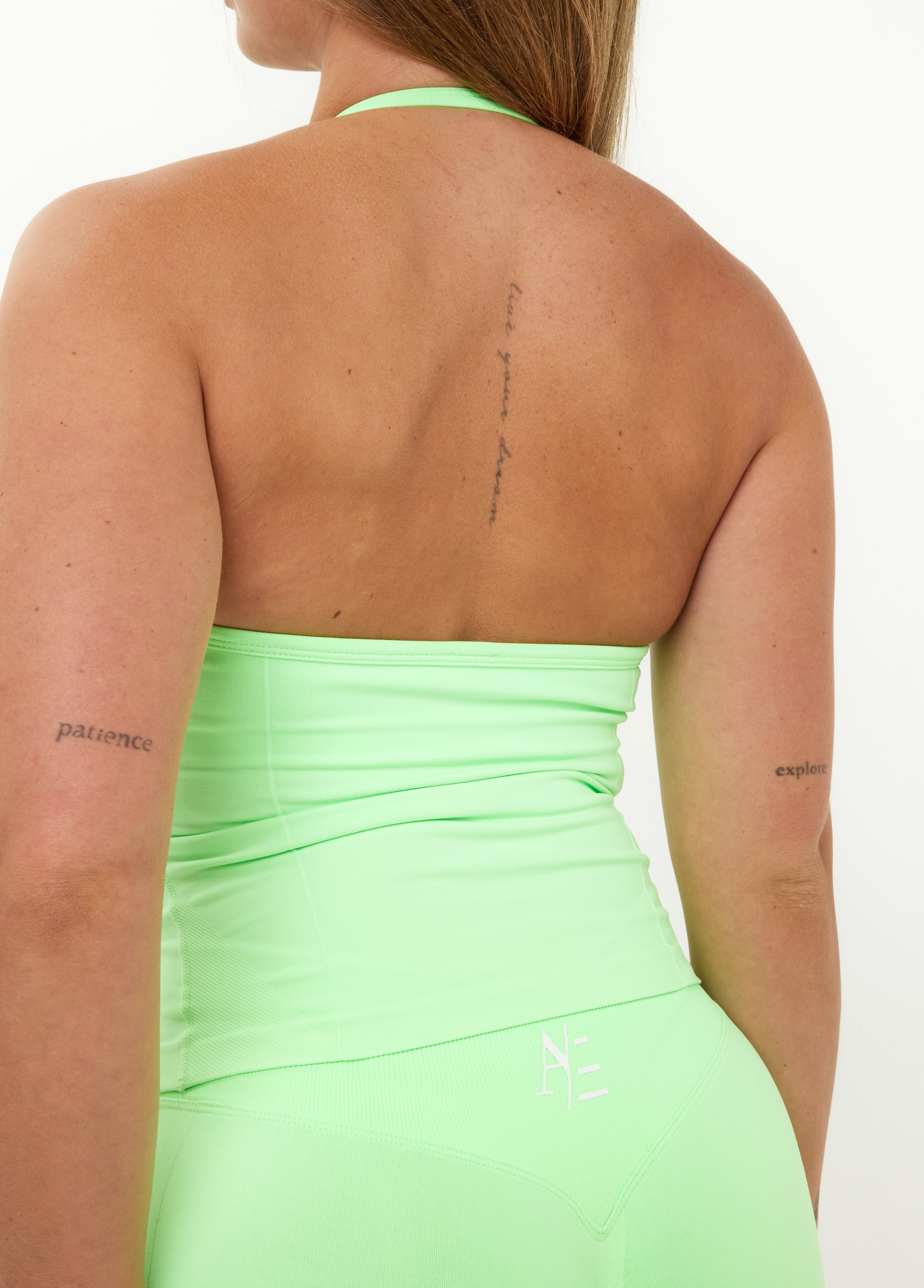 Langes Oberteil Neon Lime