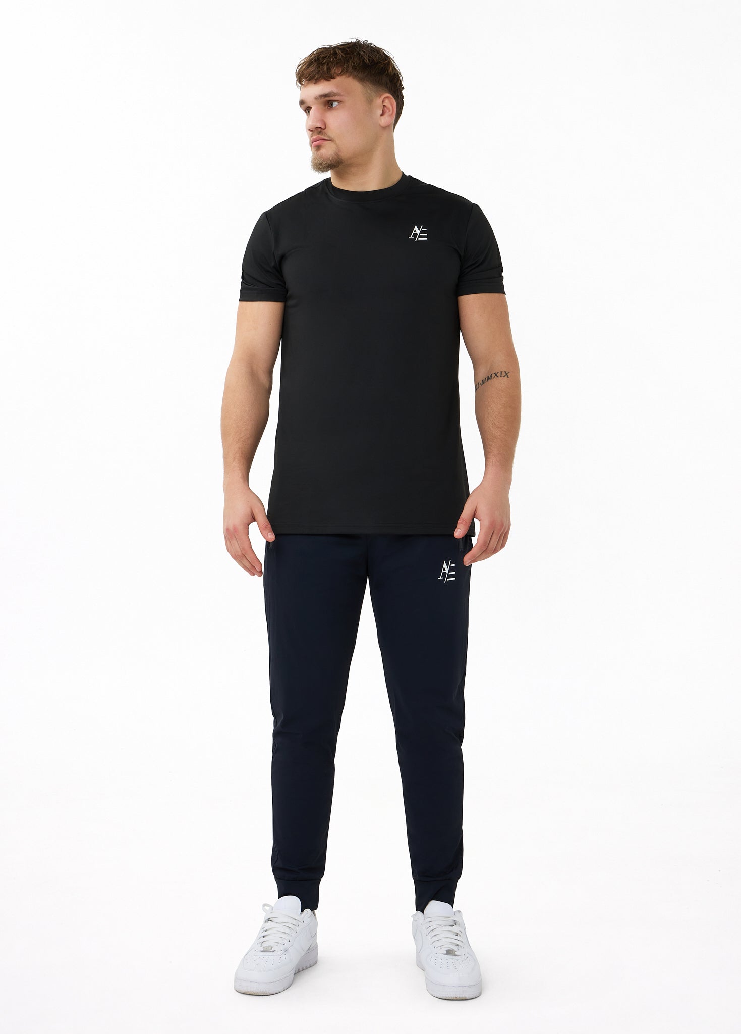 Joggers Marineblau